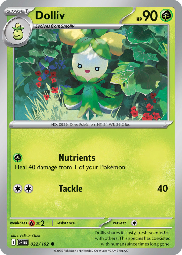 022/182 Dolliv (Reverse Holo)