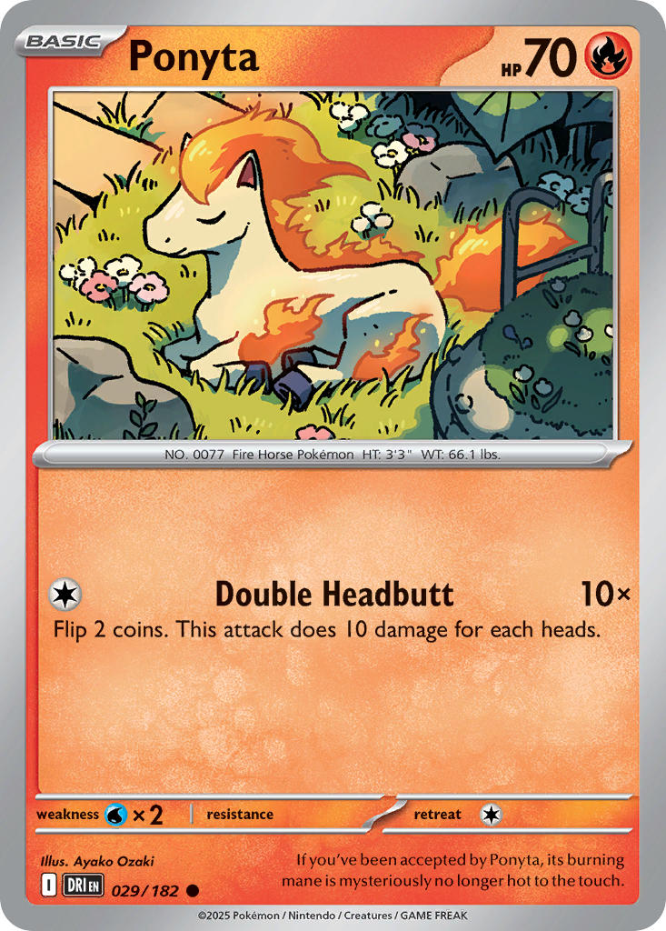 029/182 Ponyta (Reverse Holo)