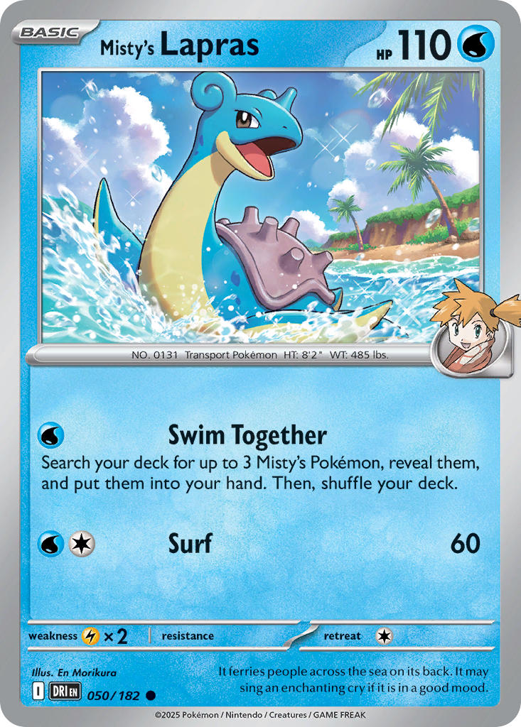 050/182 Misty’s Lapras