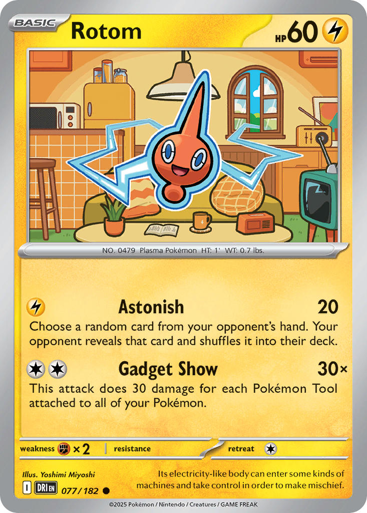 077/182 Rotom (Reverse Holo)