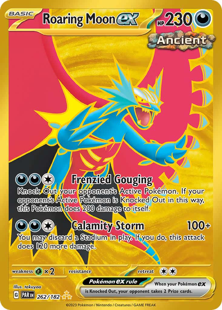 262/182 Roaring Moon ex (A) The card cartel