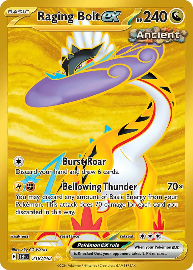 218/162 Raging Bolt ex (A) The card cartel