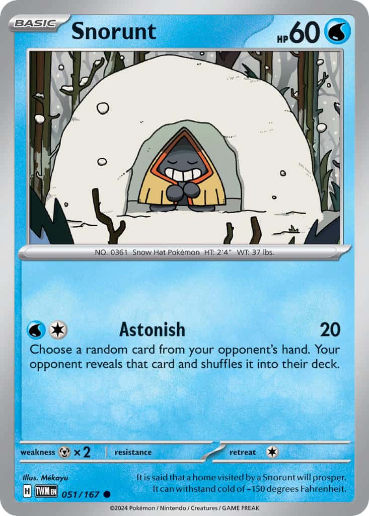 051/167 Snorunt The card cartel