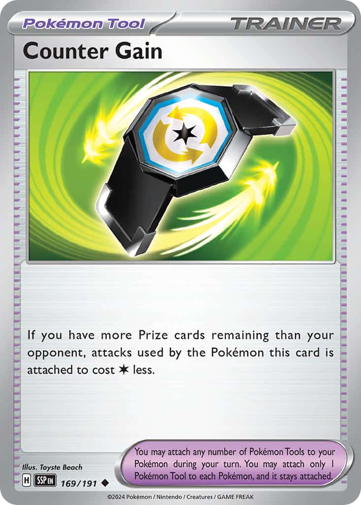 169/191 Counter Gain
