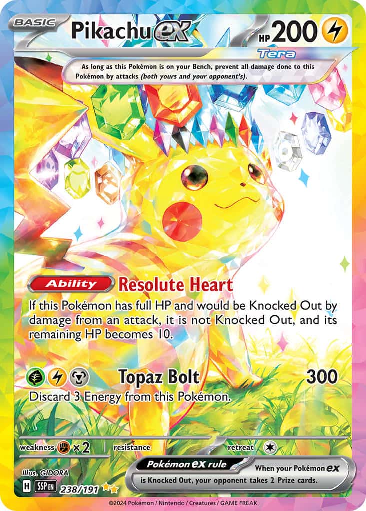 238/191 Pikachu ex