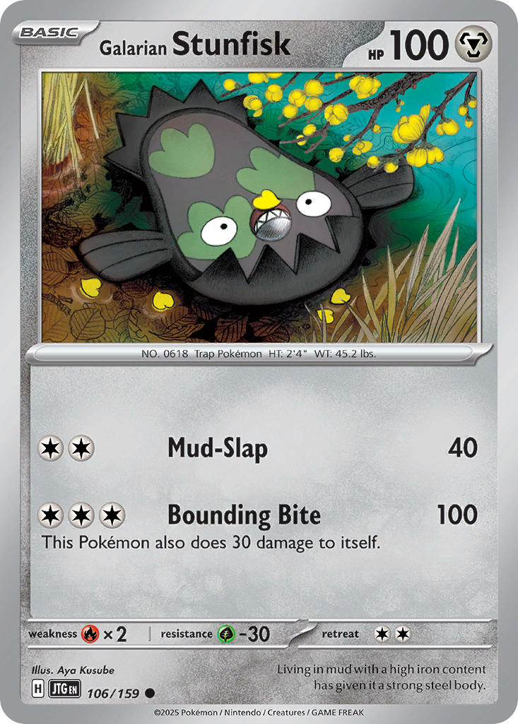 106/159 Galarian Stunfisk