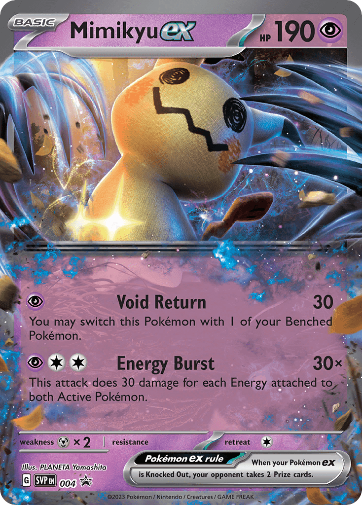 004 Mimikyu ex Promo The card cartel