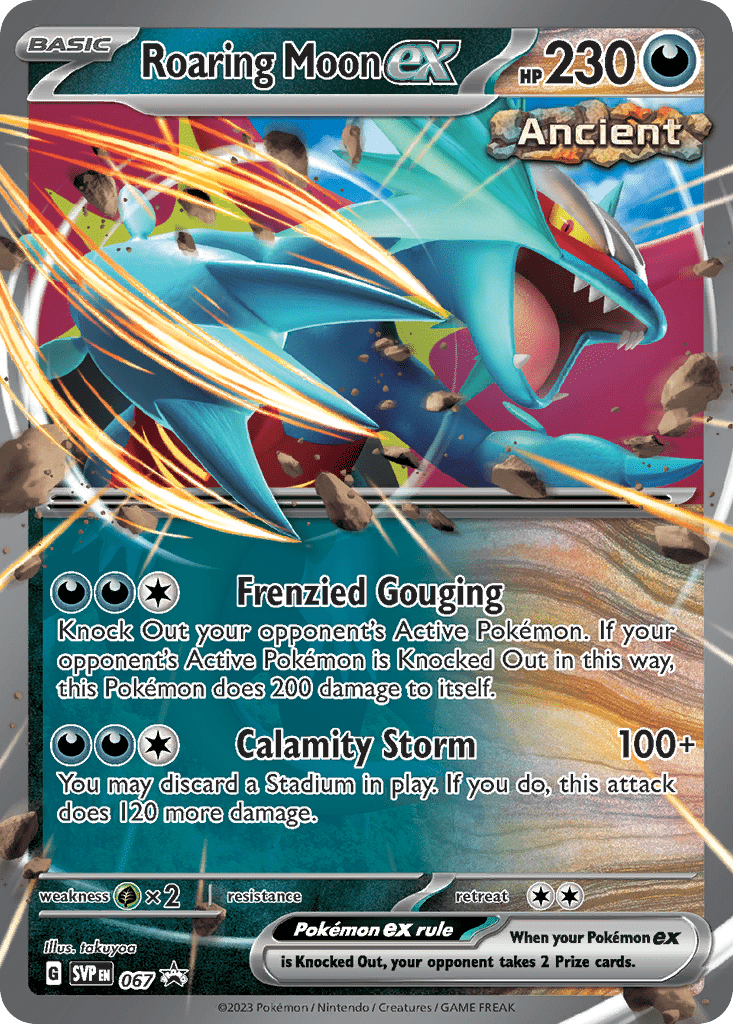 067 Roaring Moon ex Promo The card cartel