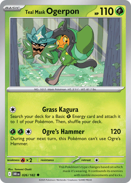026/182 Teal Mask Ogerpon