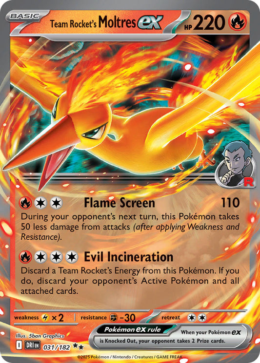 031/182 Team Rocket’s Moltres ex