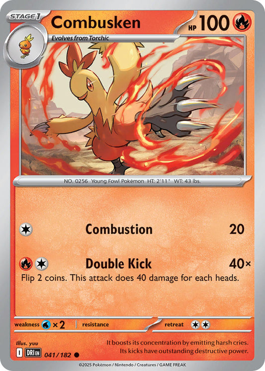041/182 Combusken (Reverse Holo)