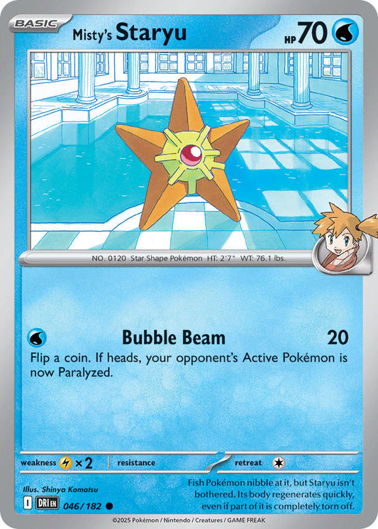 046/182 Misty’s Staryu (Reverse Holo)