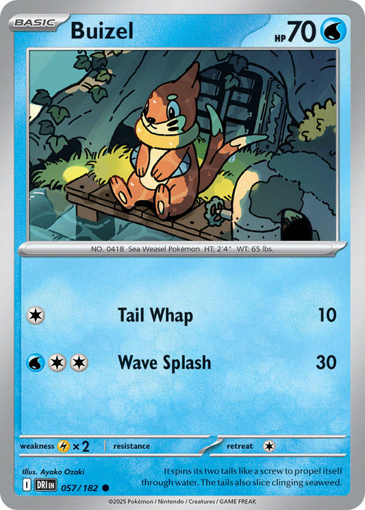 057/182 Buizel (Reverse Holo)