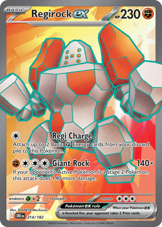 214/182 Regirock ex