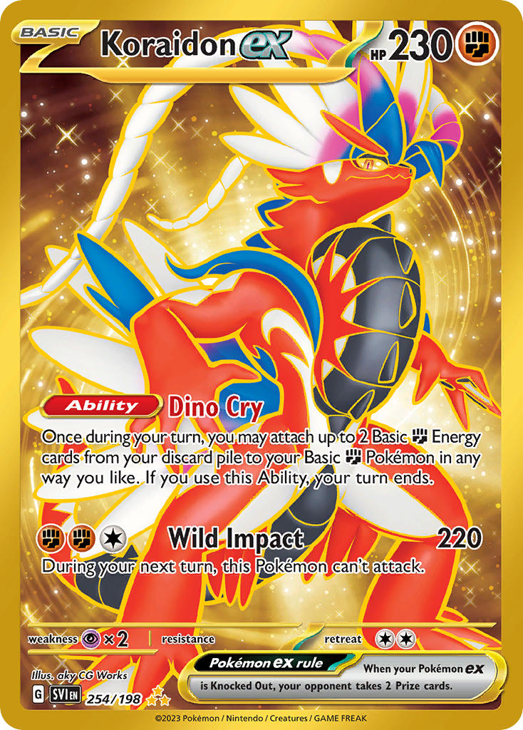 254/198 Koraidon ex The card cartel