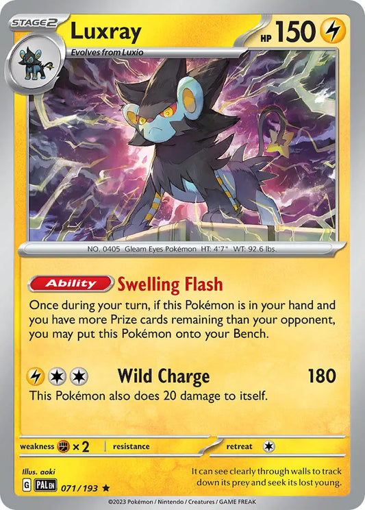 071/193 Luxray The card cartel