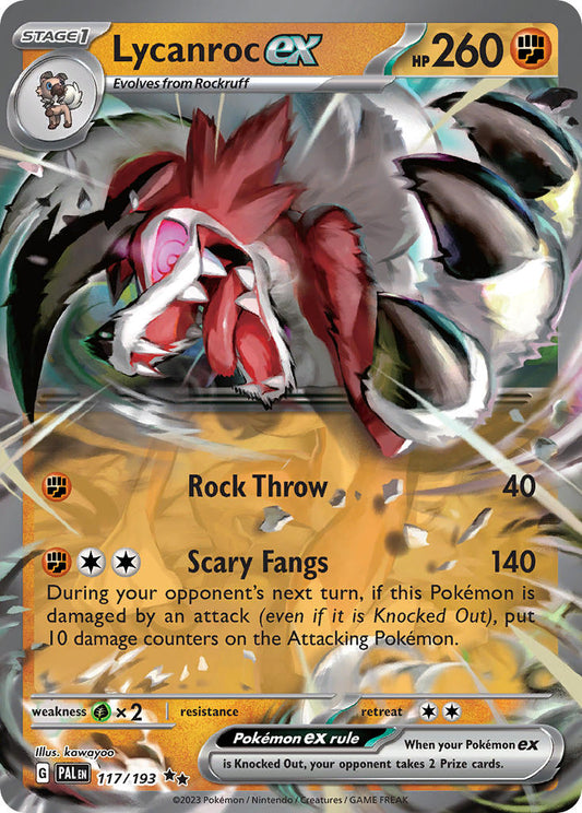 117/193 Lycanroc ex The card cartel