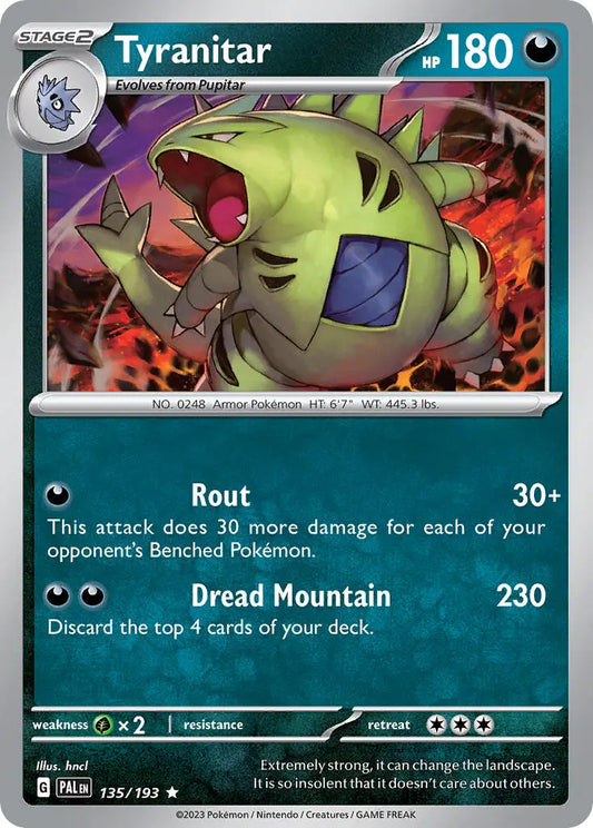 135/193 Tyranitar The card cartel