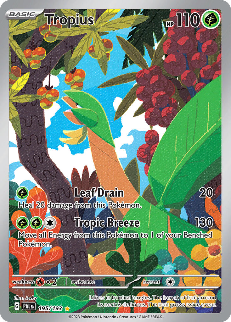 195/193 Tropius The card cartel