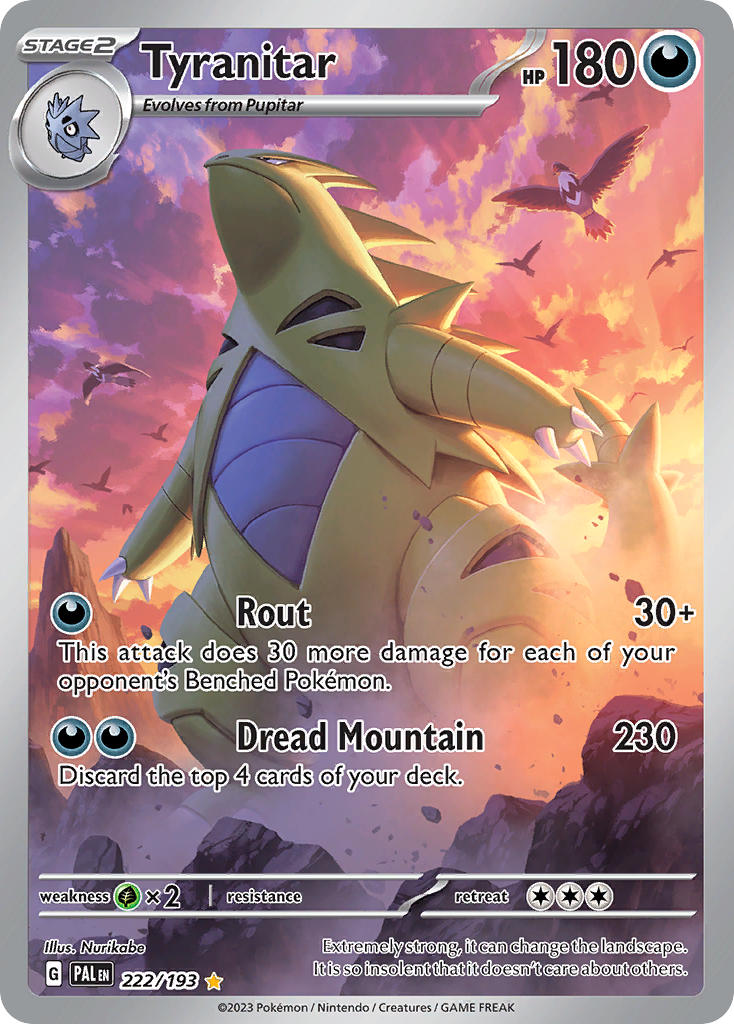 222/193 Tyranitar The card cartel