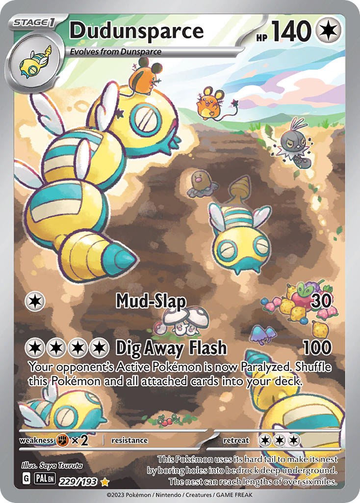 229/193 Dudunsparce The card cartel