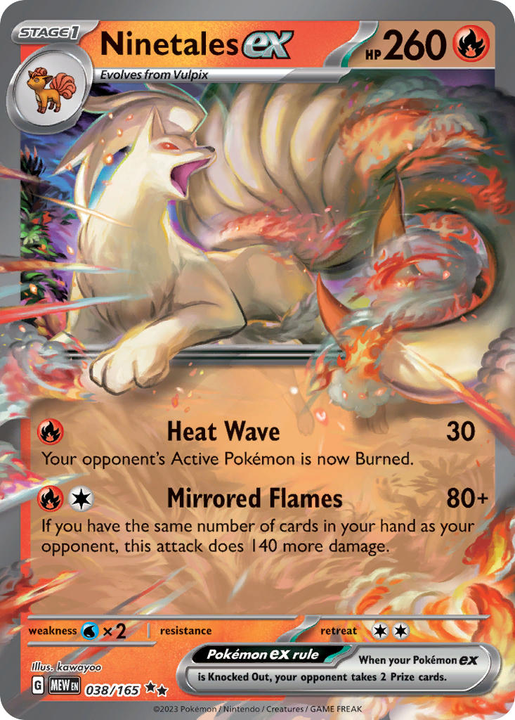 038/165 Ninetales ex The card cartel