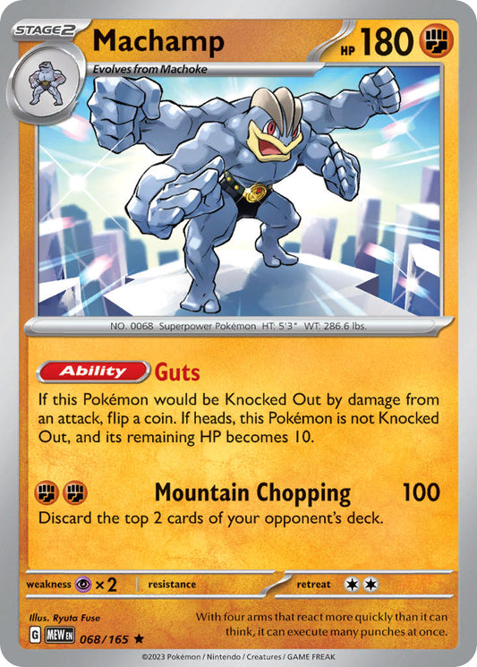 068/165 Machamp The card cartel