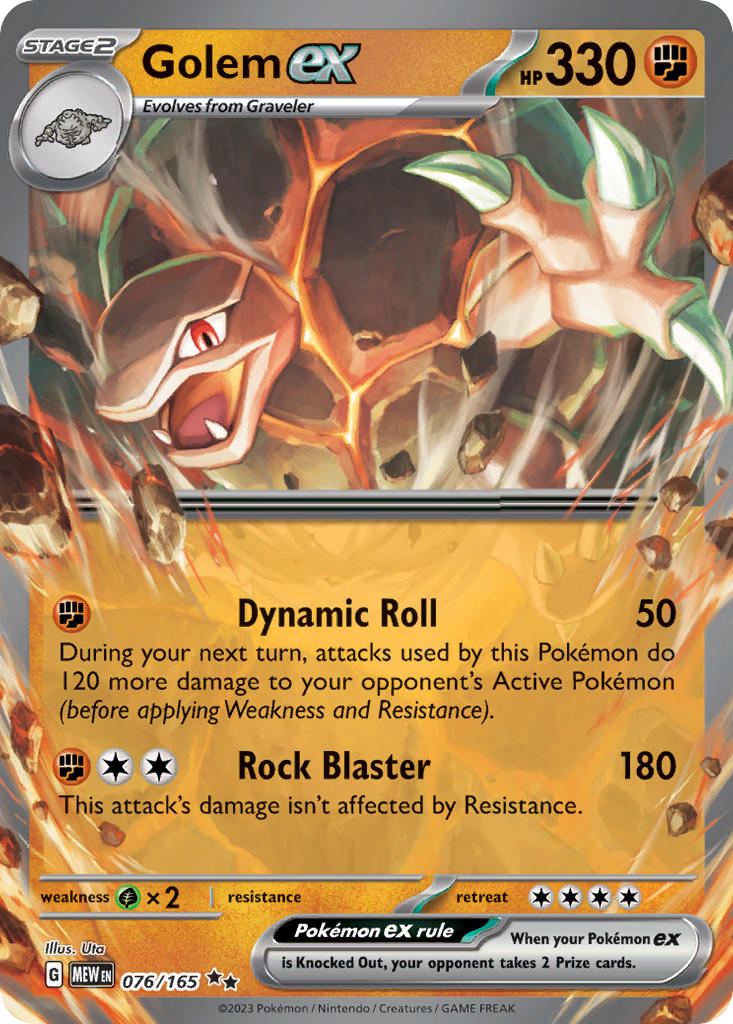 076/165 Golem ex The card cartel