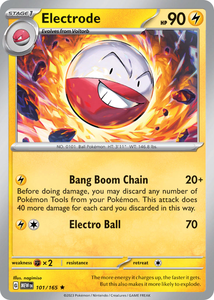 101/165 Electrode The card cartel