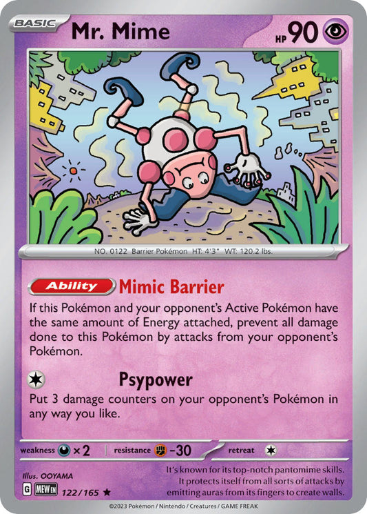 122/165 Mr. Mime The card cartel