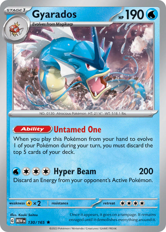 130/165 Gyarados The card cartel