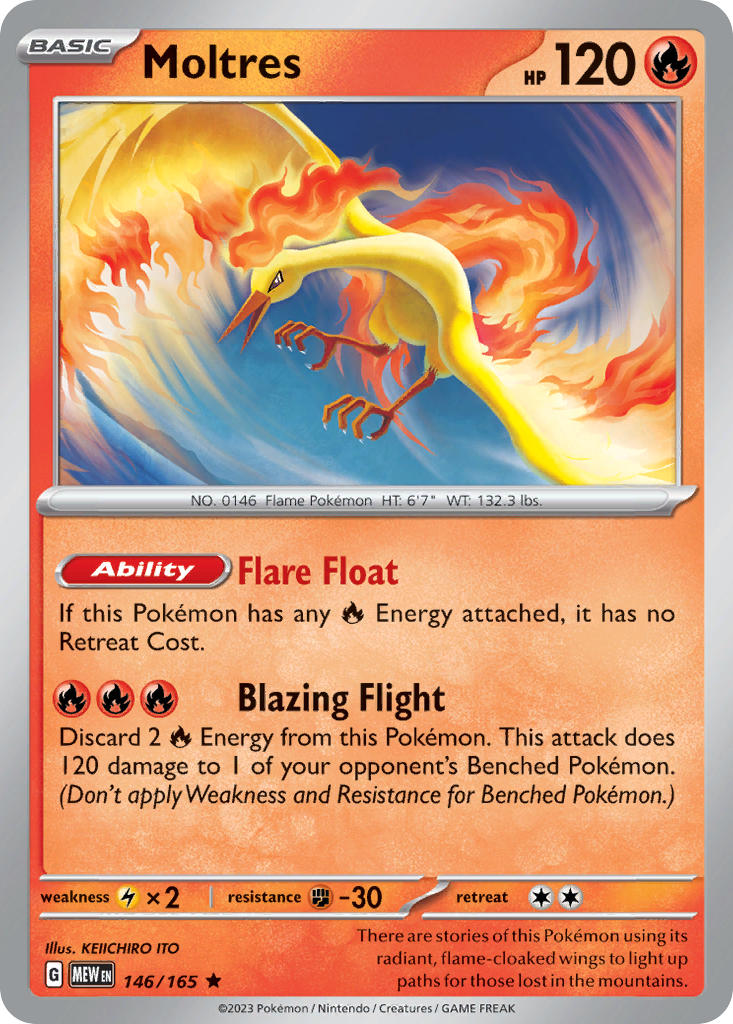 146/165 Moltres The card cartel