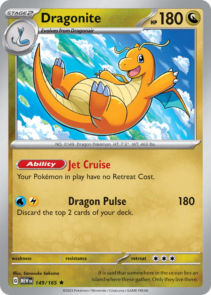 149/165 Dragonite The card cartel