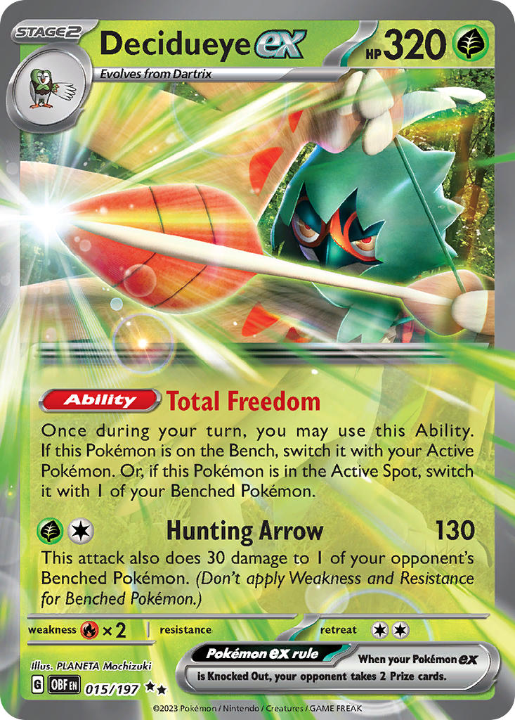 015/197 Decidueye ex The card cartel