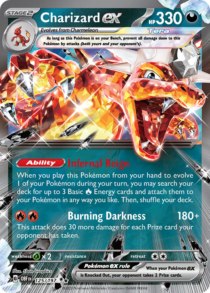 125/197 Charizard ex The card cartel