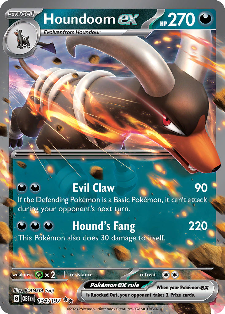 134/197 Houndoom ex The card cartel