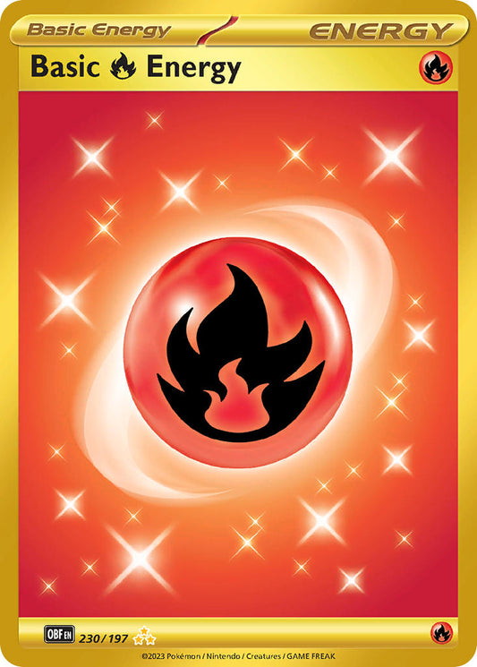 230/197 Basic Fire Energy The card cartel