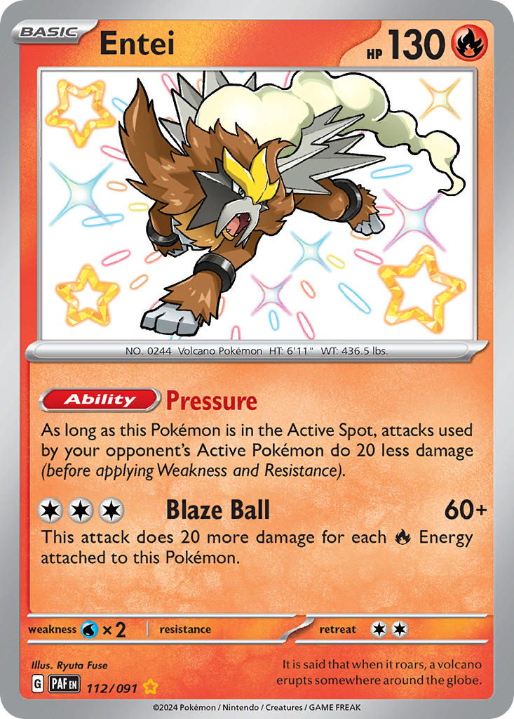 112/091 Entei The card cartel