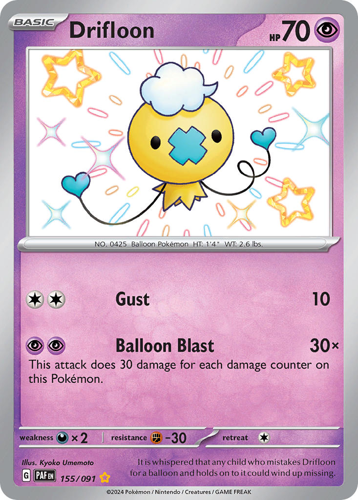 155/091 Drifloon The card cartel