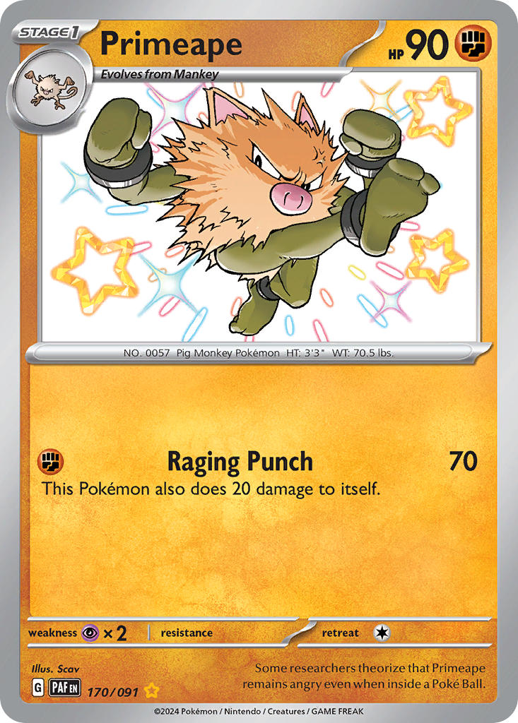 170/091 Primeape The card cartel