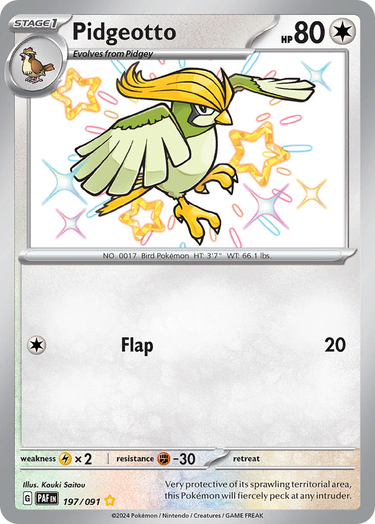 197/091 Pidgeotto The card cartel