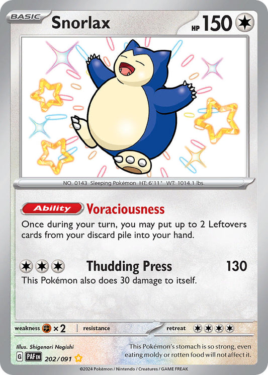 202/091 Snorlax The card cartel