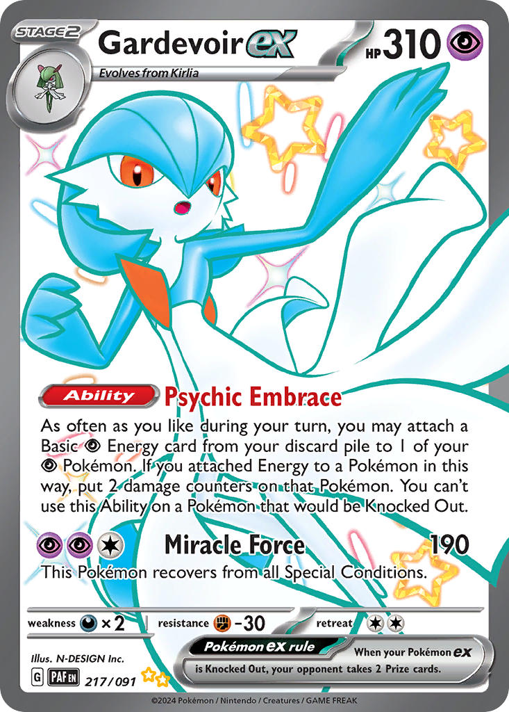 217/091 Gardevoir ex The card cartel