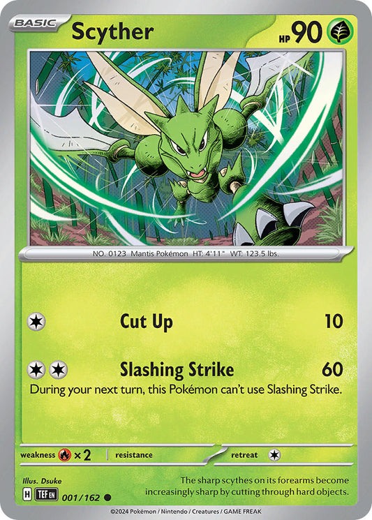 001/162 Scyther The card cartel