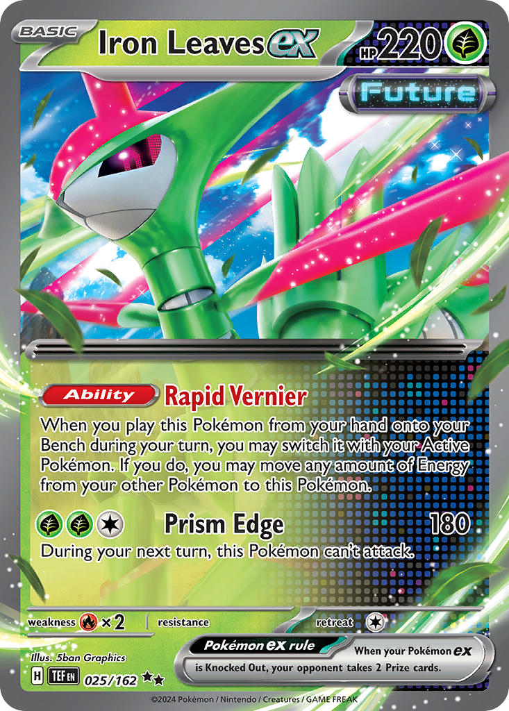 025/162 Iron Leaves ex (F) The card cartel