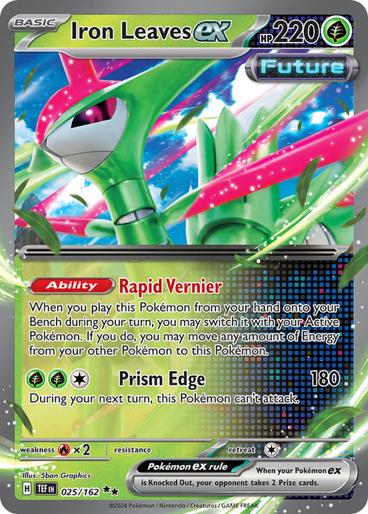 025/162 Iron Leaves ex (F) The card cartel