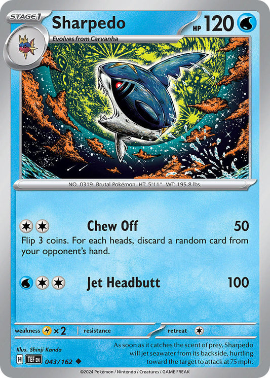 043/162 Sharpedo The card cartel