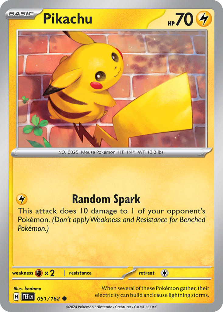 051/162 Pikachu The card cartel