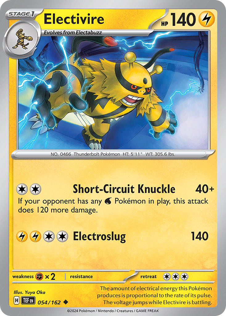 054/162 Electivire The card cartel