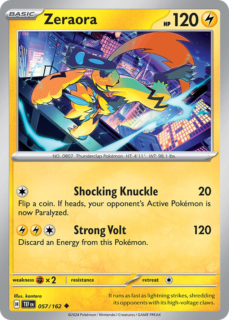 057/162 Zeraora The card cartel